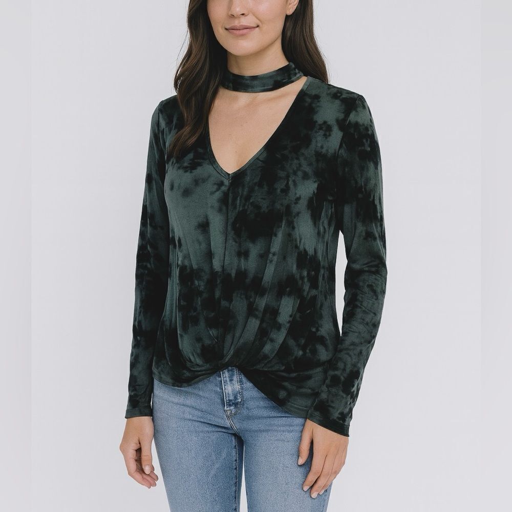 Tie Dye Choker Tee